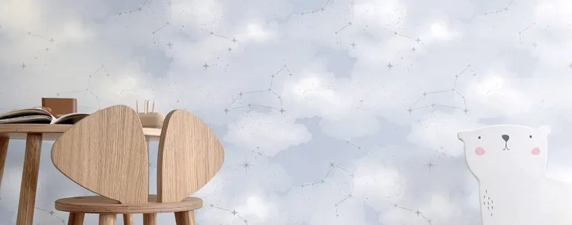 kids cloud korean wallpaper